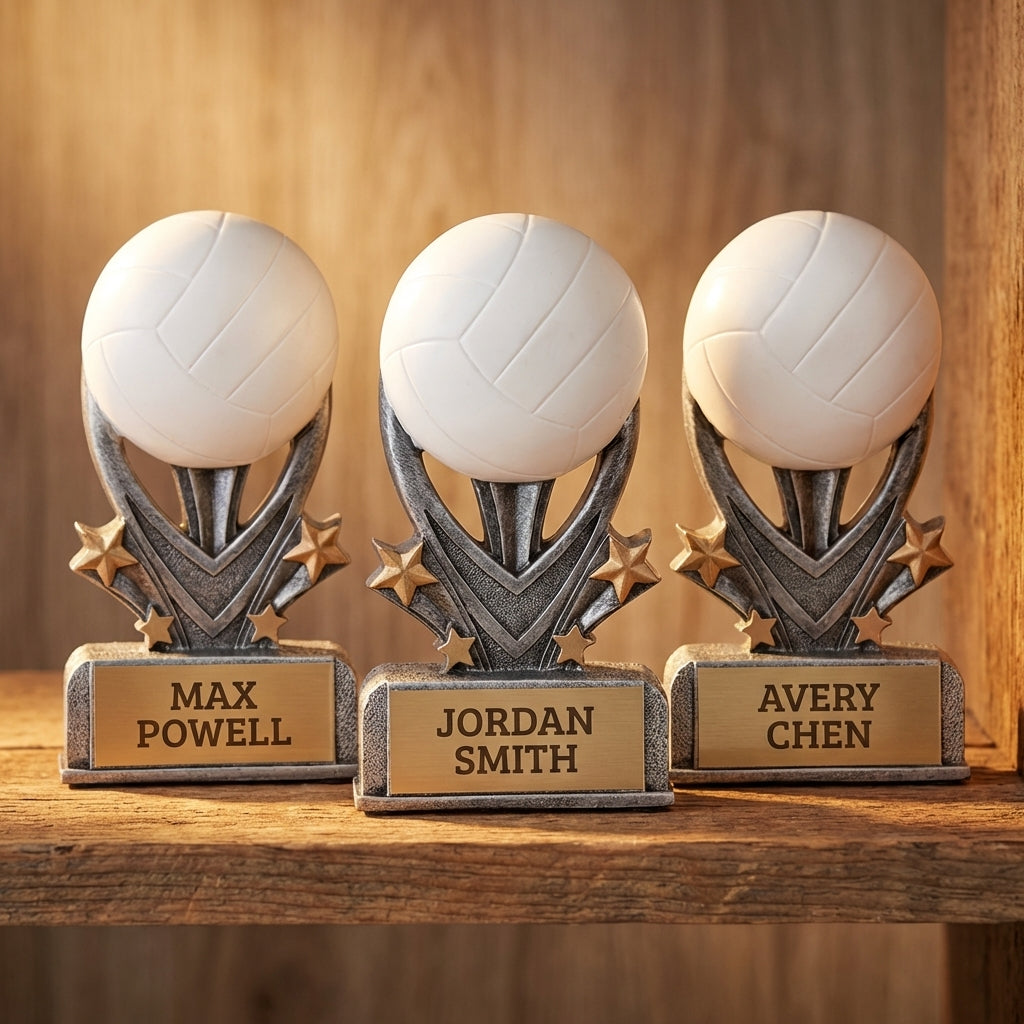 Personalized Sports Trophy 5.5" - Custom Engraved VSR for Team, Coach & MVP - View 4