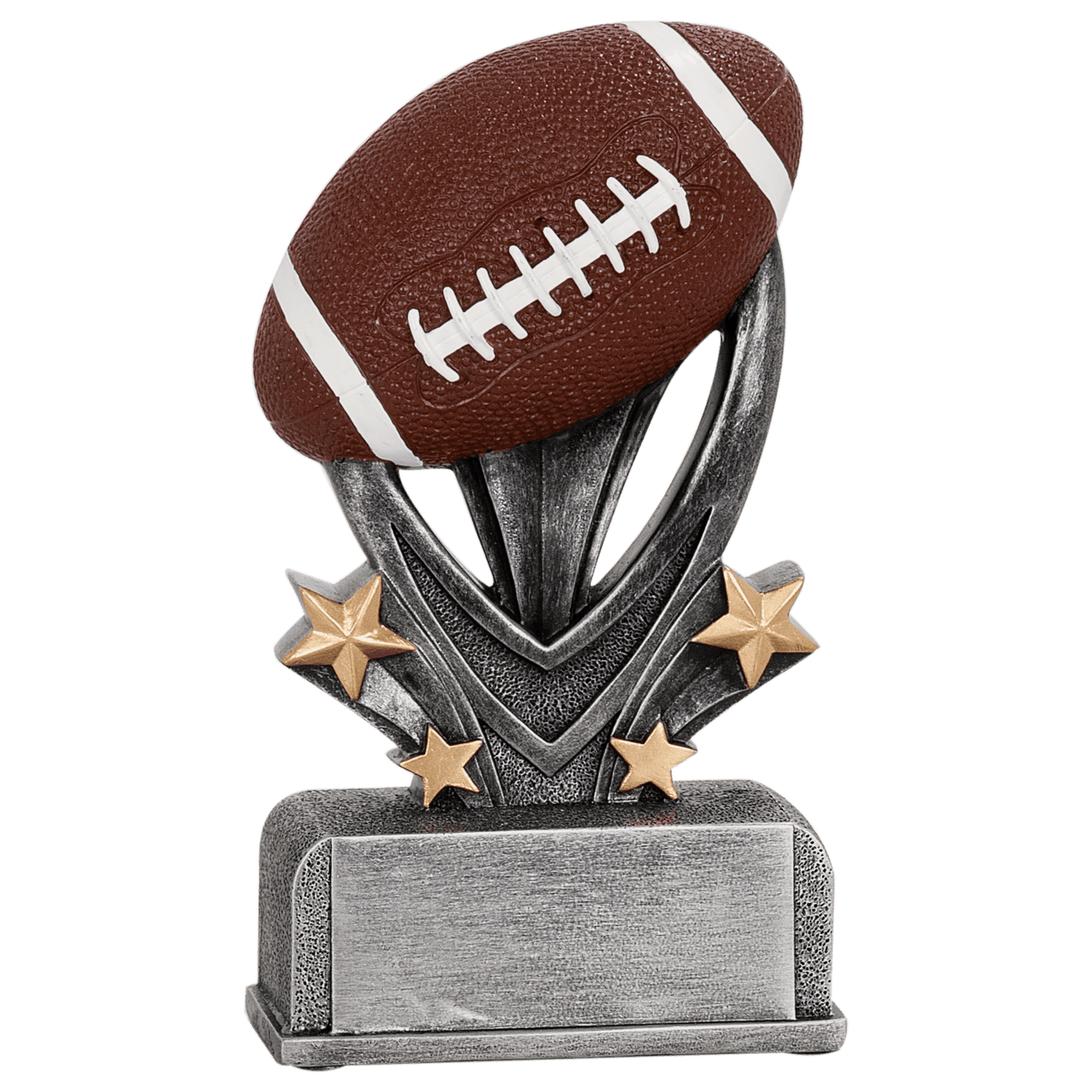 Personalized Football Trophy 7" - Custom Engraved VSR for Team, Coach & MVP - View 1