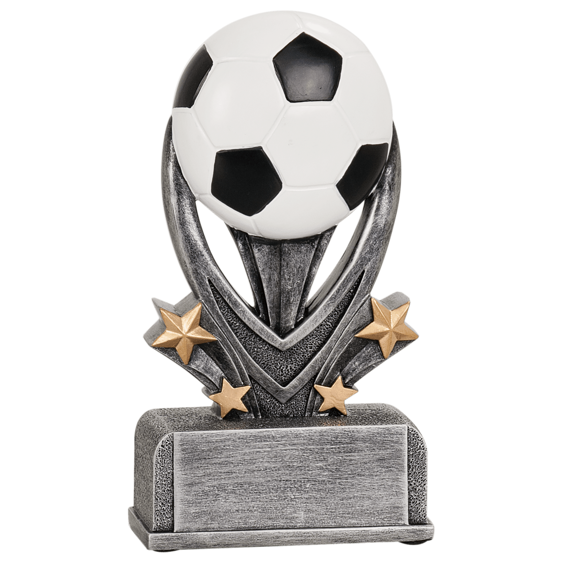 Personalized Soccer Trophy 7" - Custom Engraved VSR for Team, Coach & MVP - View 1