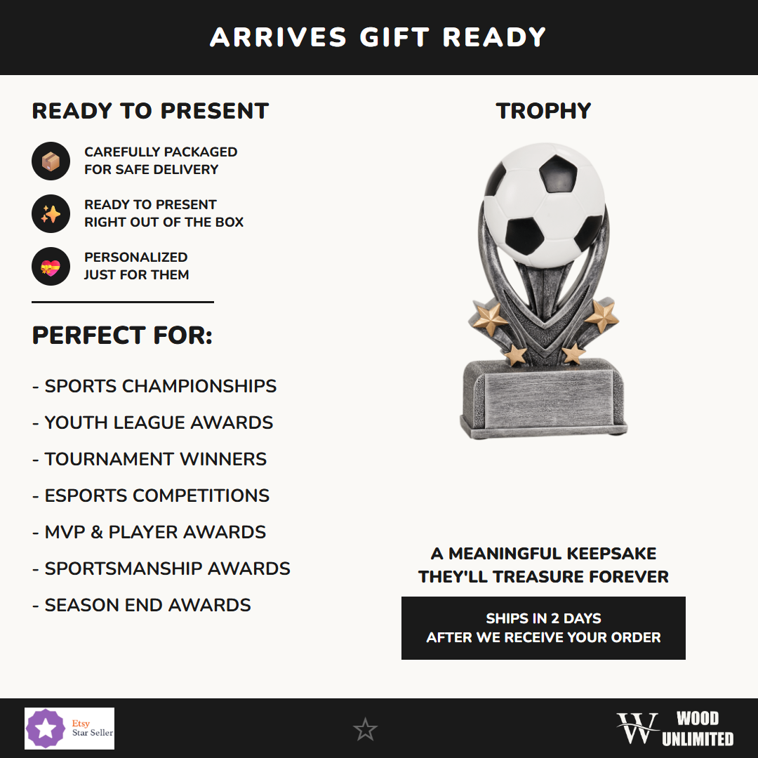 Soccer Trophy - gift info
