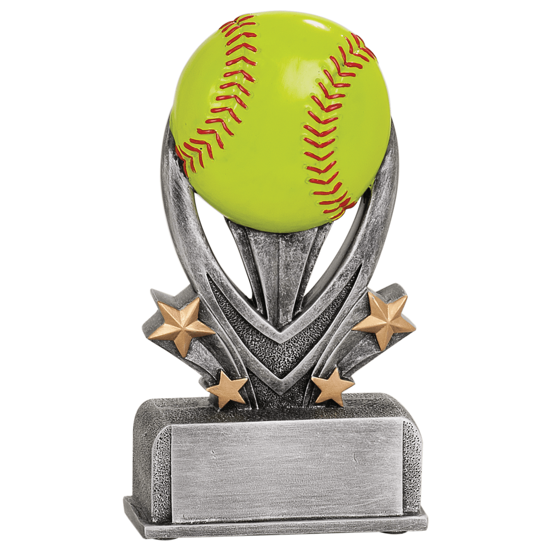 Personalized Softball Trophy 7" - Custom Engraved VSR for Team, Coach & MVP - View 1