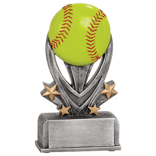 Personalized Softball Trophy 7" - Custom Engraved VSR for Team, Coach & MVP - View 1