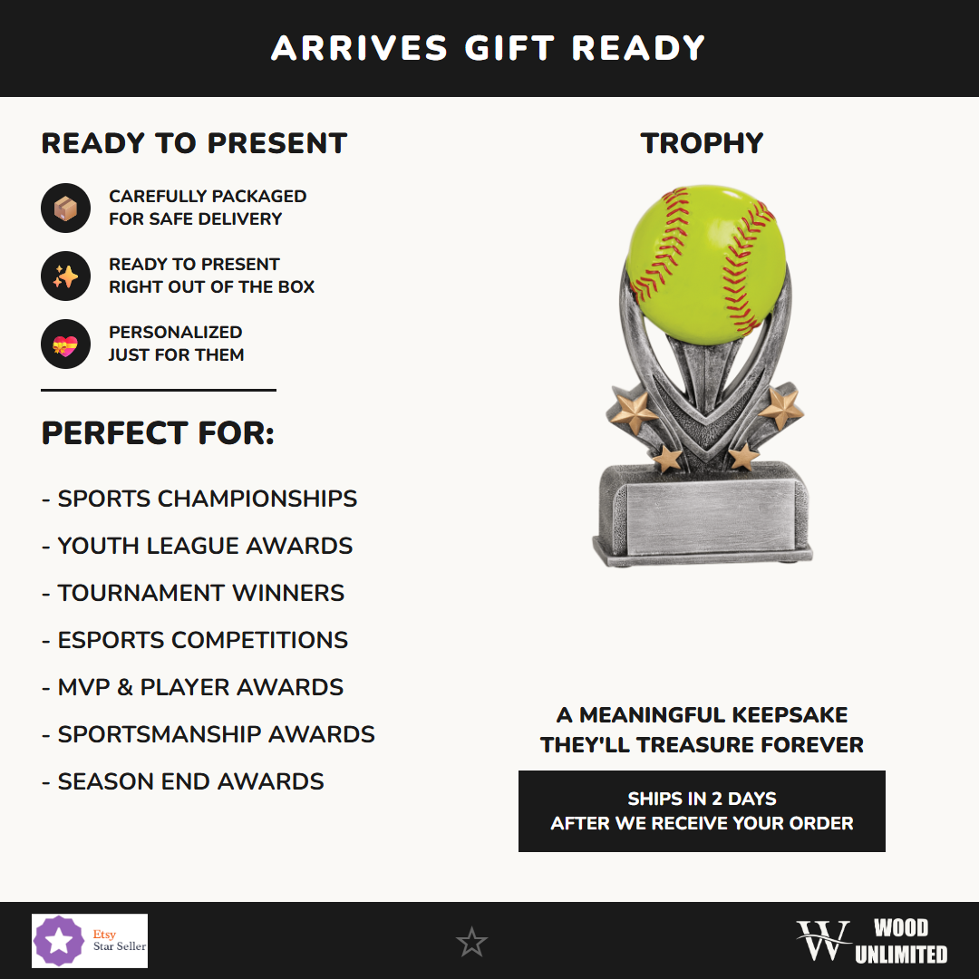 Softball Trophy - gift info