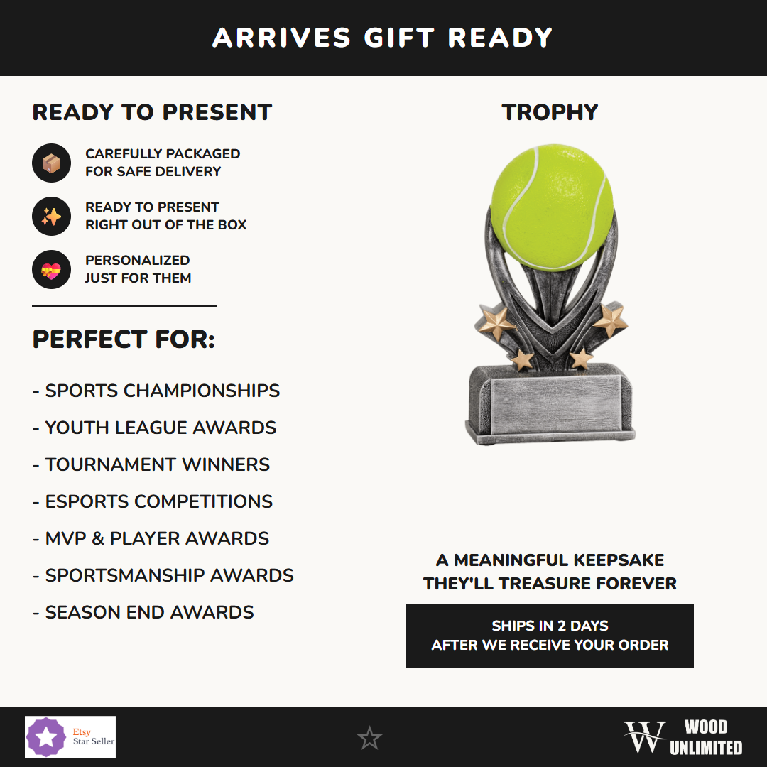 Tennis Trophy - gift info