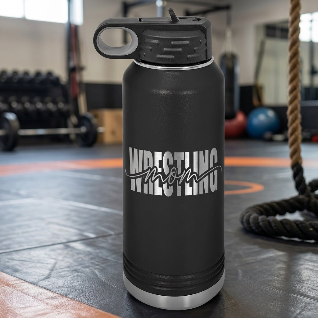 Personalized 32oz Water Bottle | Custom Laser Engraved Insulated Tumbler | Durable Outdoor Drinkware Gift for Him Her - View 1