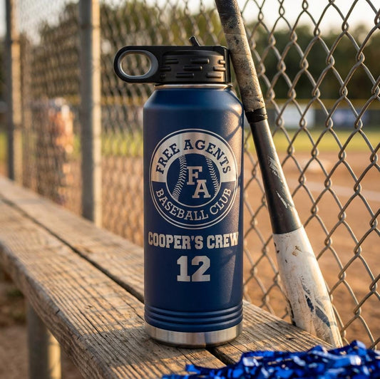 Softball Team Water Bottles — view 1