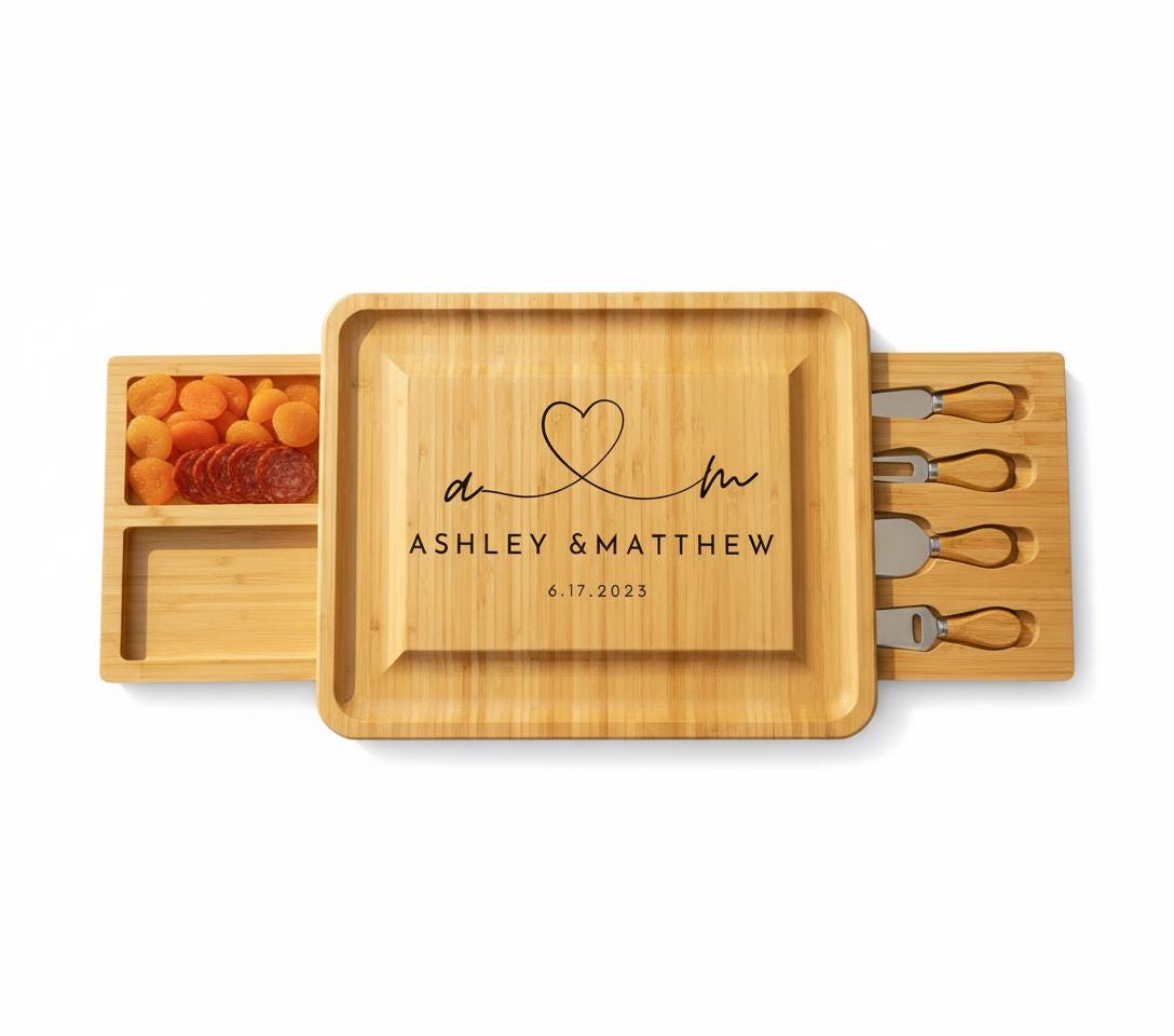 Personalized Charcuterie Board Gift Set — view 4