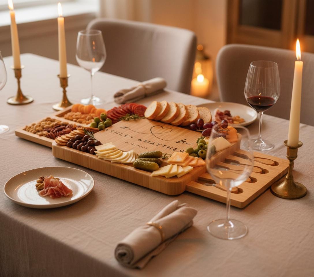 Personalized Charcuterie Board Gift Set — view 7