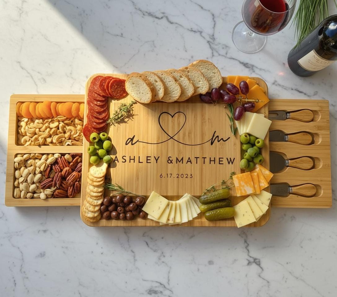 Personalized Charcuterie Board Gift Set — view 11
