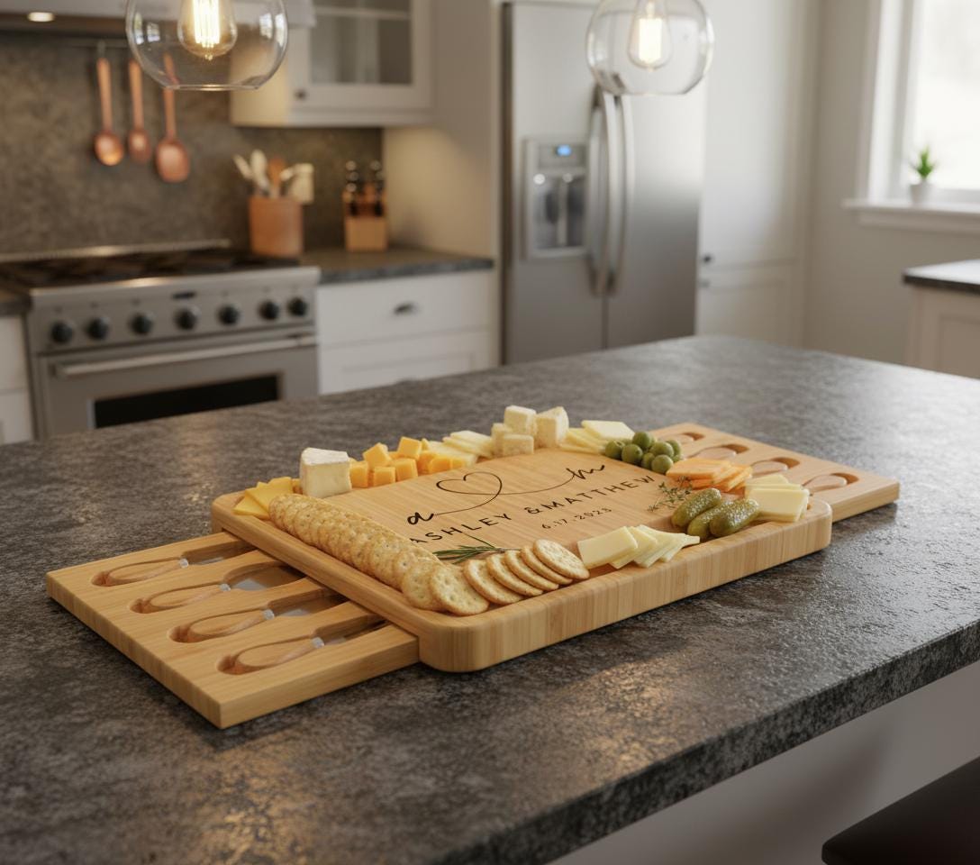 Personalized Charcuterie Board Gift Set — view 12