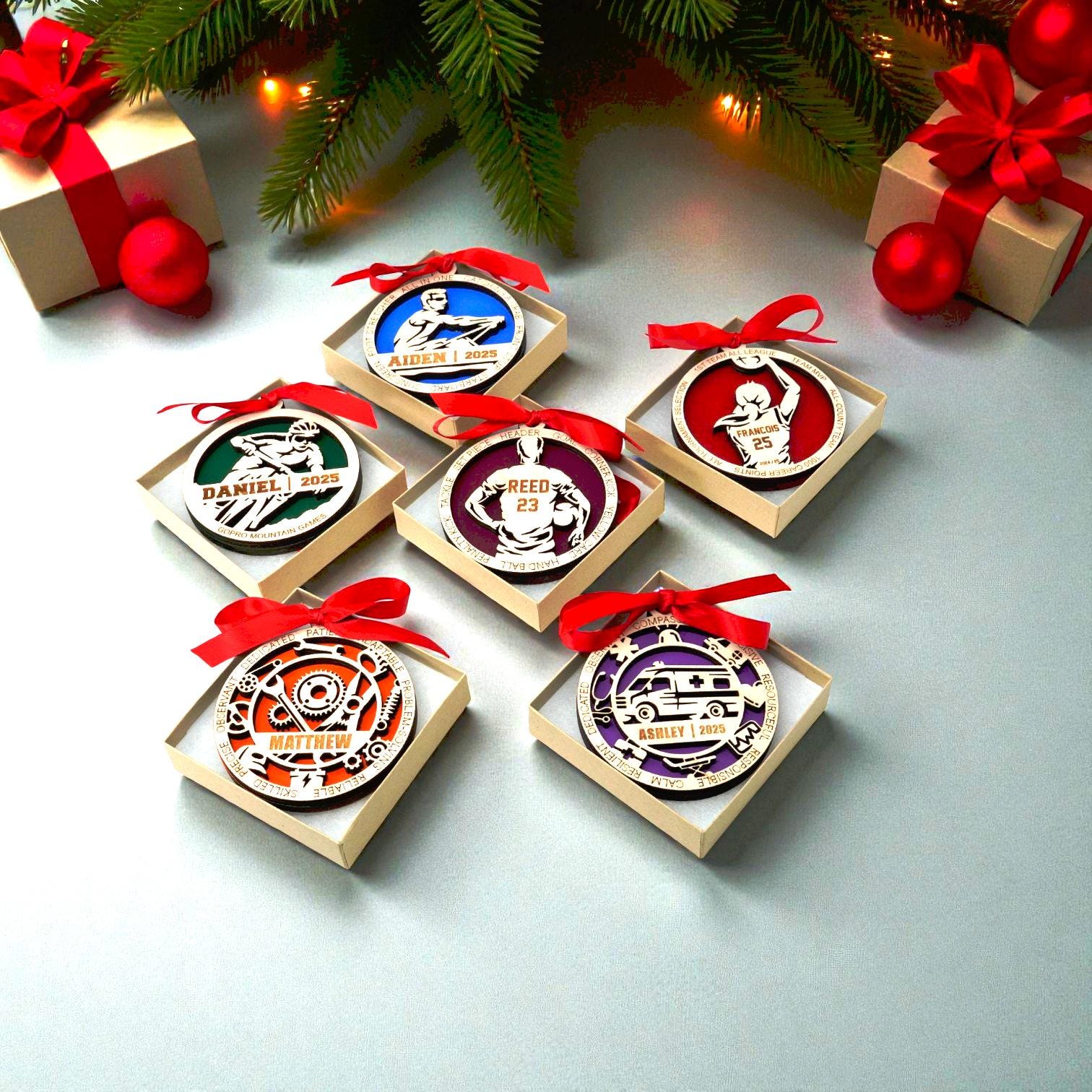 Personalized Swimming Christmas Ornament Gift for Swimmer, Swimmer Gift, Christmas Gift for Swimming Enthusiast - Personalized Holiday Ornament