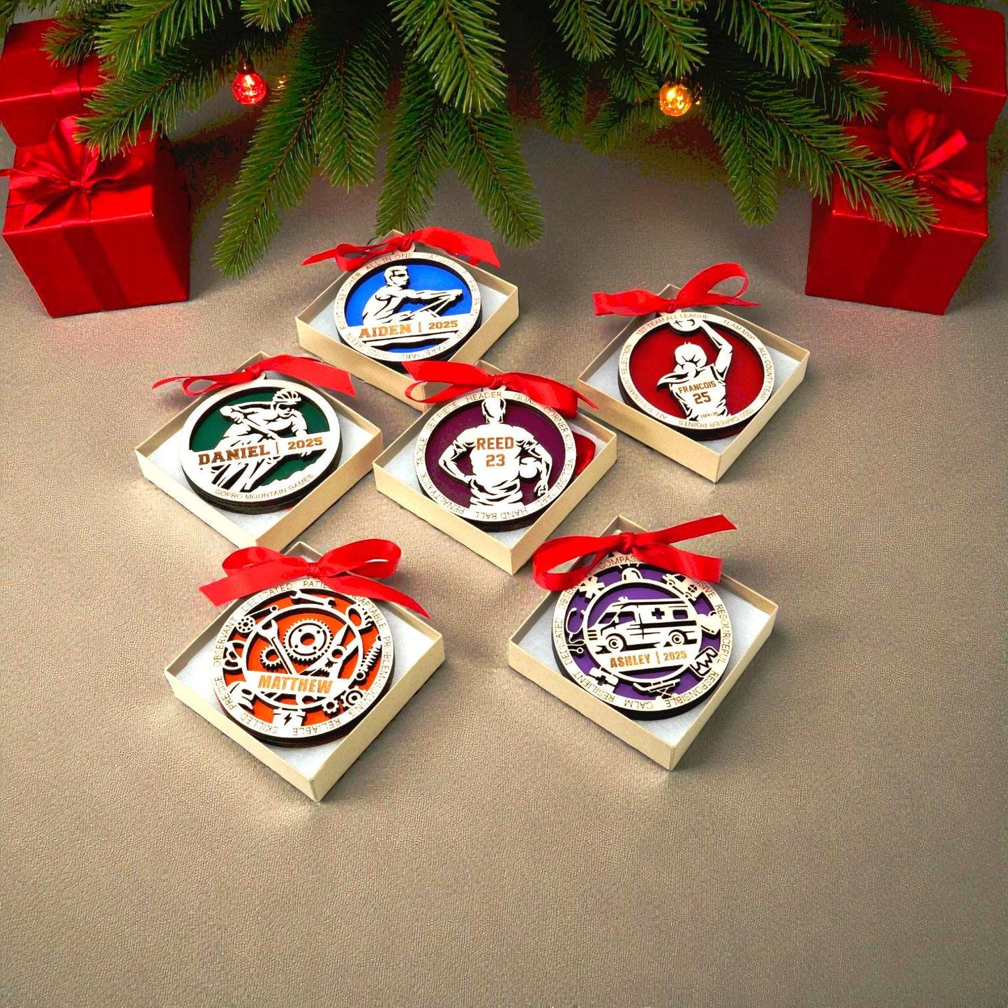 Personalized Hunting Christmas Ornament Gift for Hunter, Hunting Christmas Ornament, Camouflage Hunter Christmas Gift for Hunter 2025! - Personalized Holiday Ornament