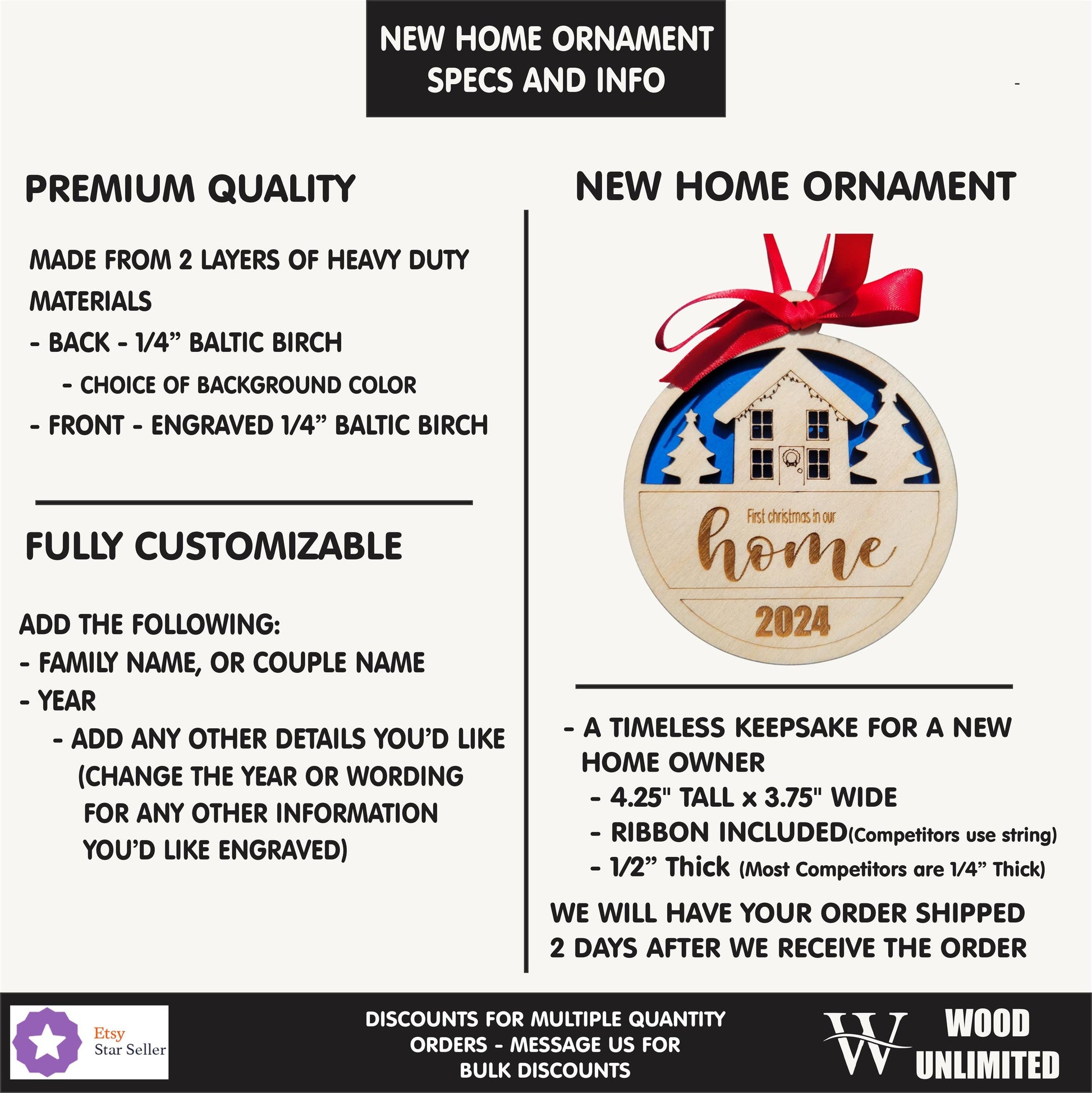 Personalized Ornament from Etsy 1829344825