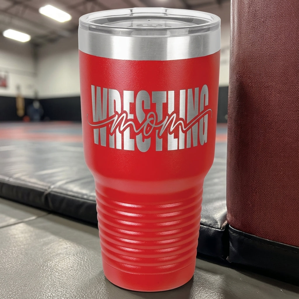 Personalized Tumbler Custom Gift 30oz Large - Laser Engraved Drinkware - Any Occasion - Unique Name - View 1