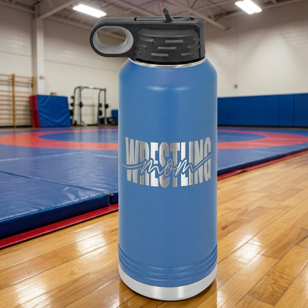 Personalized 32oz Water Bottle | Custom Laser Engraved Insulated Tumbler | Durable Outdoor Drinkware Gift for Him Her - View 3