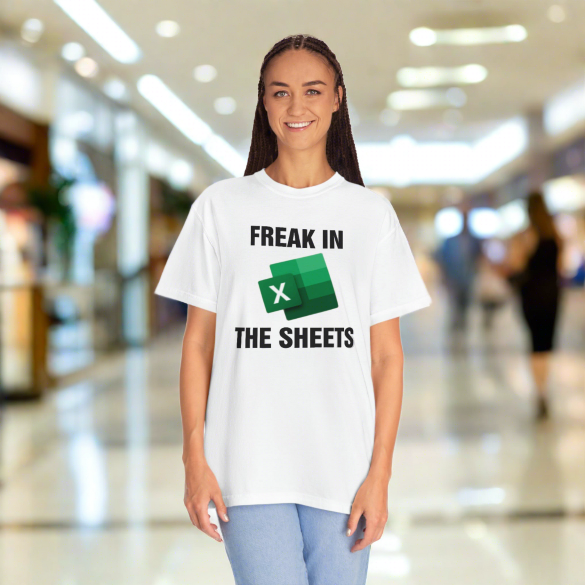 Freak in the Sheets - Cotton T-Shirt - Wood Unlimited#