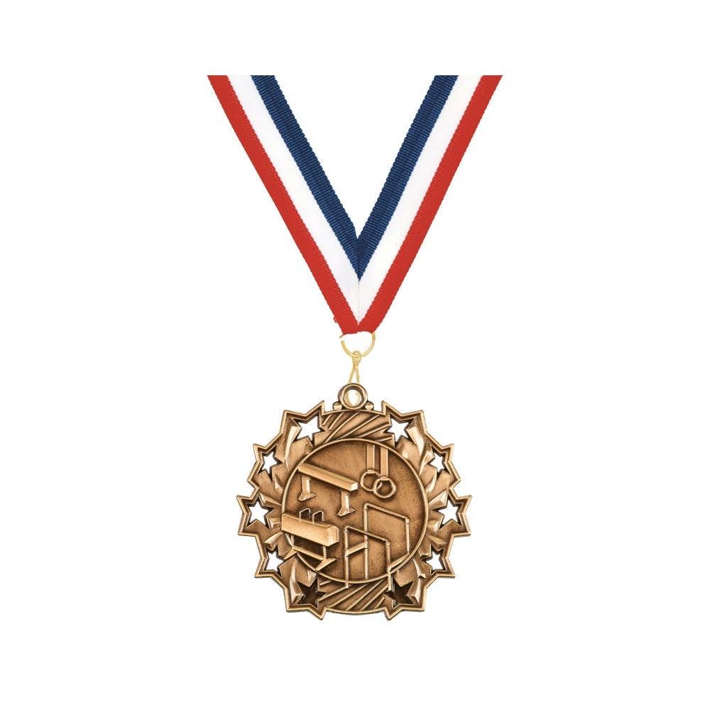 Customer reviews for Wood Unlimited gymnastics medal with 5-star ratings