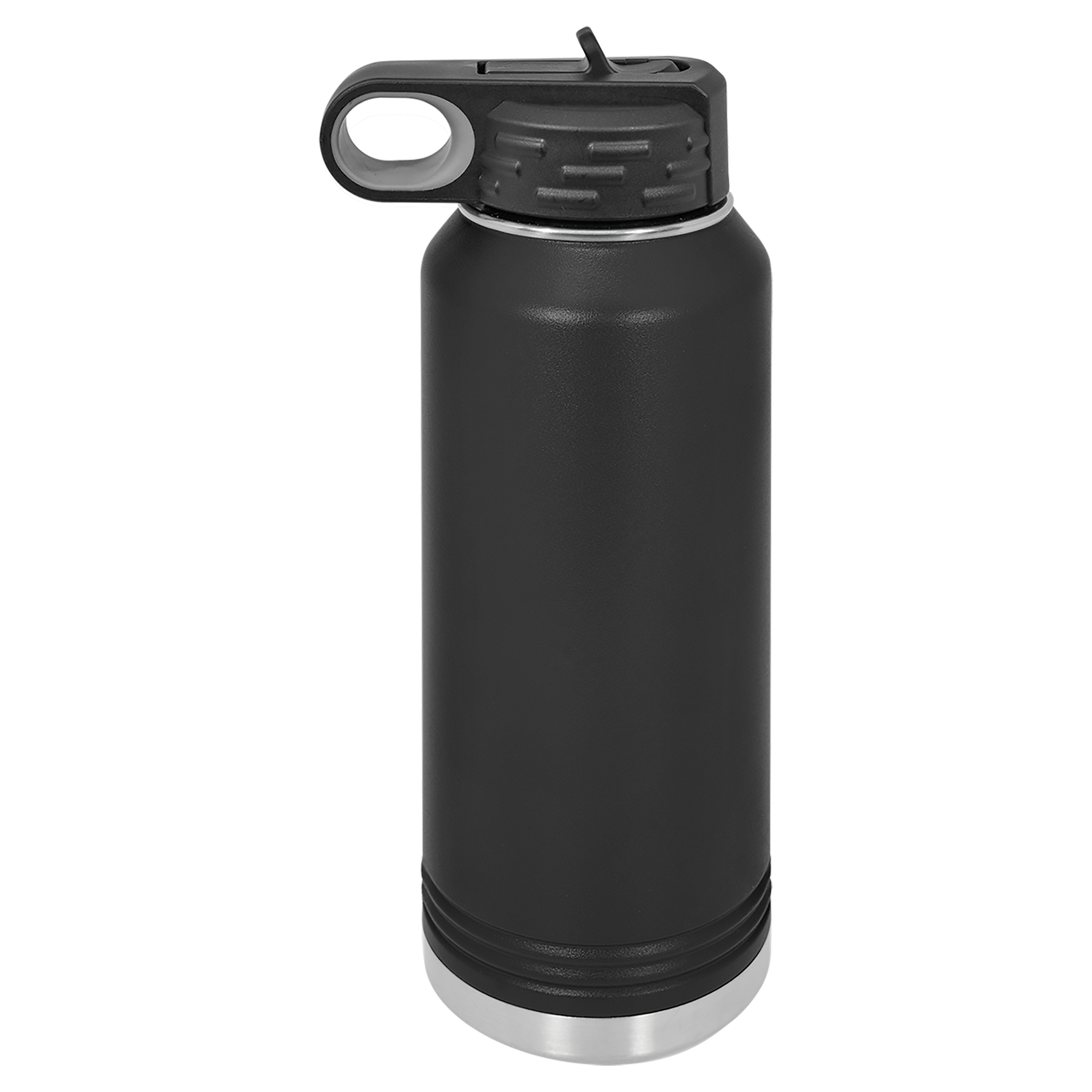 32oz Water Bottle in Black - Express Fitness 24/7