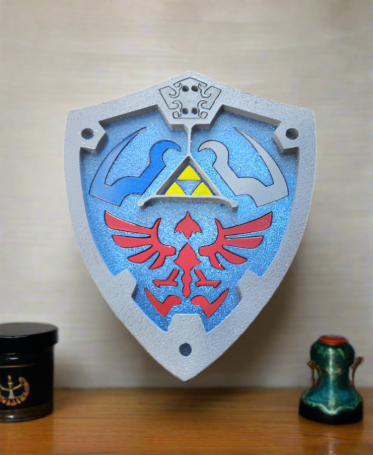 Laser Cut Hylian Shield - Legend of Zelda Laser Cut Shield - Breath of the Wild - Image 3 of 12