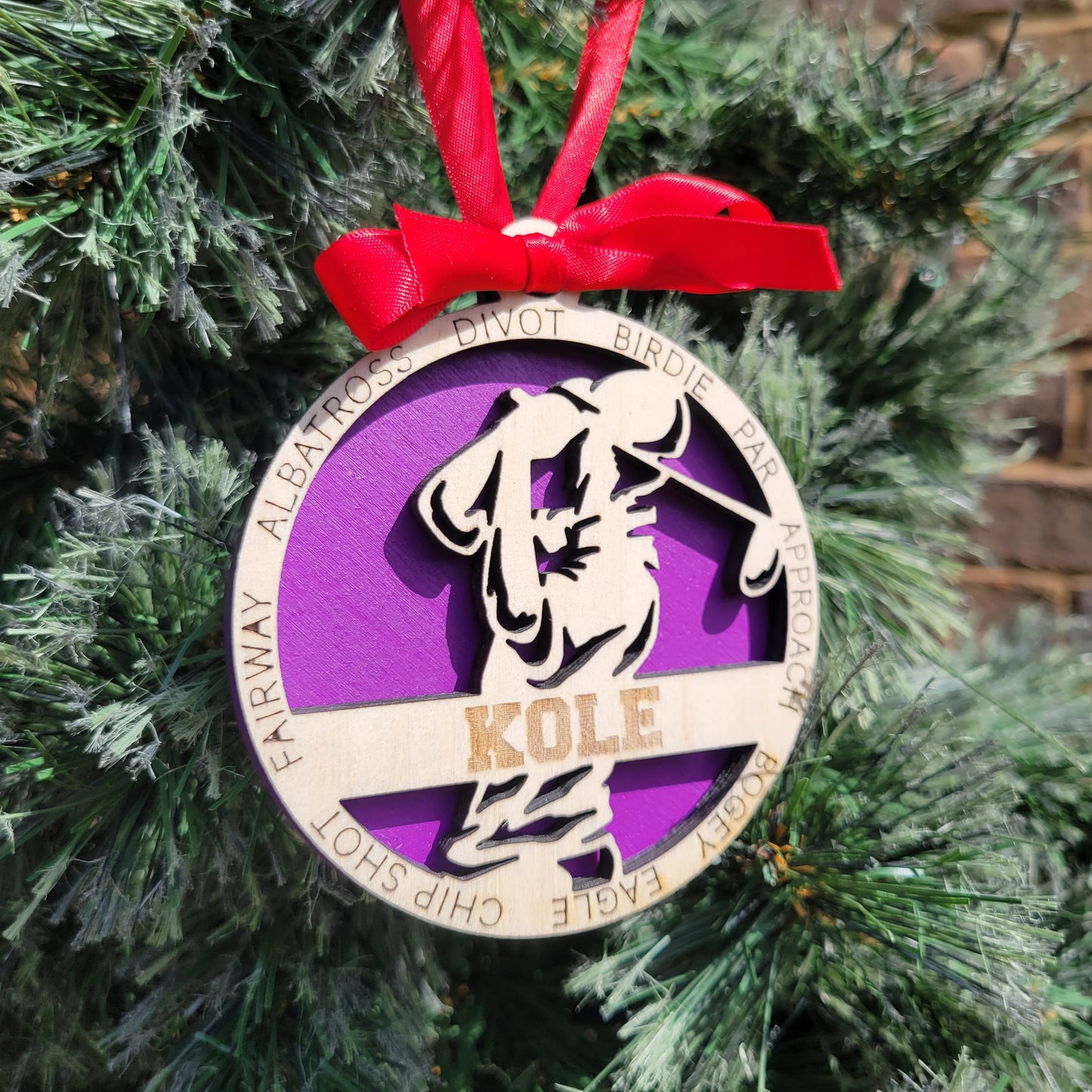 Personalized Golf Christmas Ornament Gift for Golfer, Golfing Christmas Gift, Personalized Golfer Gift, Golf Team Gifts