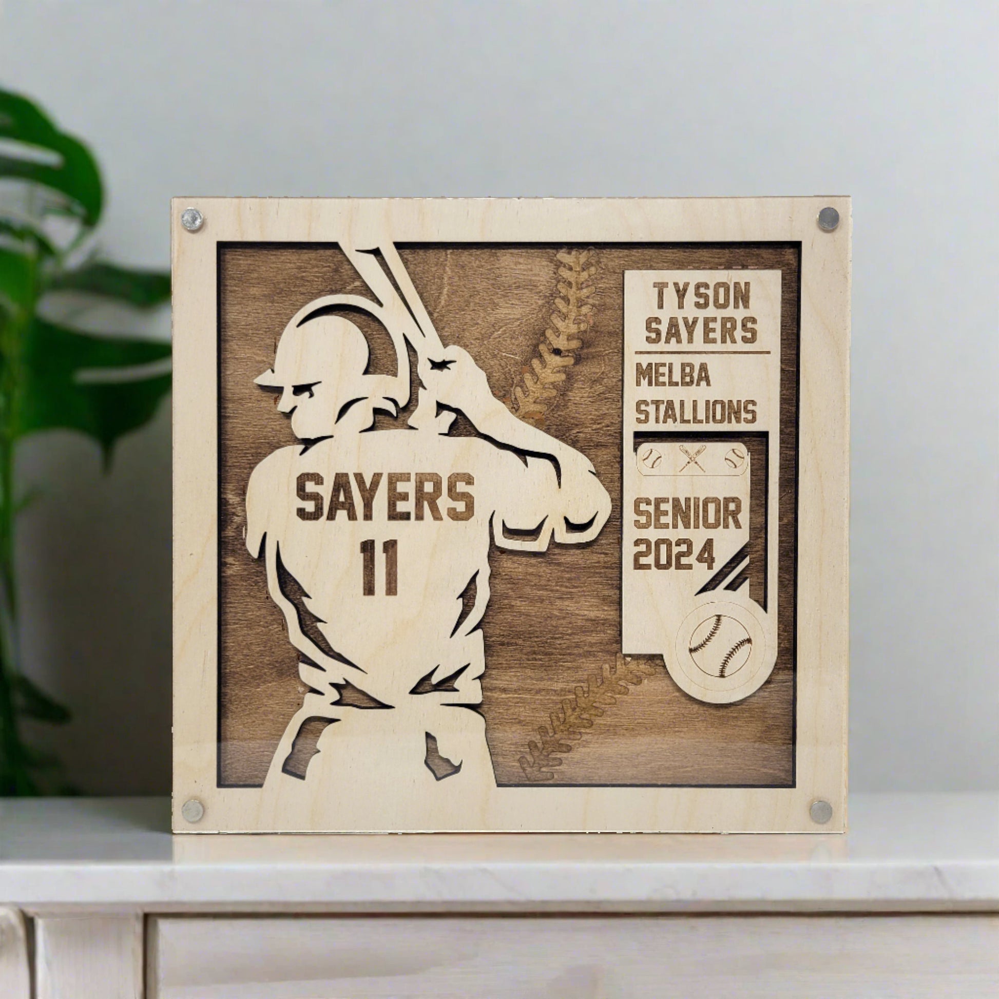 3D Baseball Wall Art — view 5