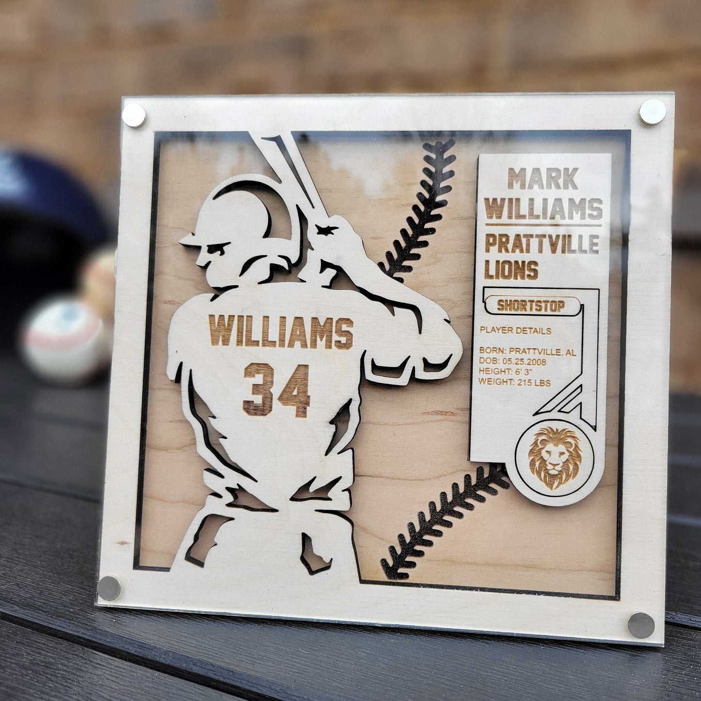 3D Baseball Wall Art — view 10