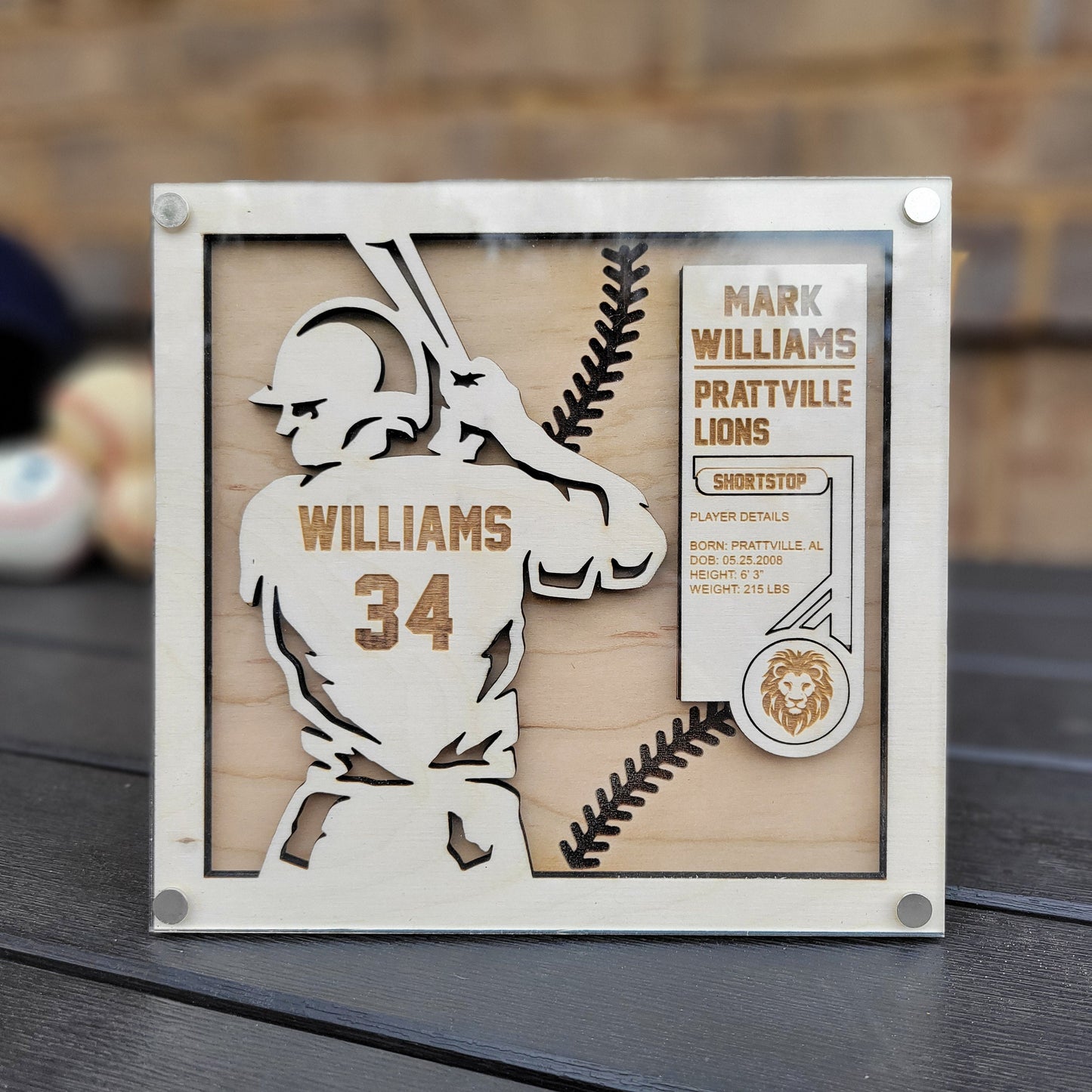 3D Baseball Wall Art — view 11