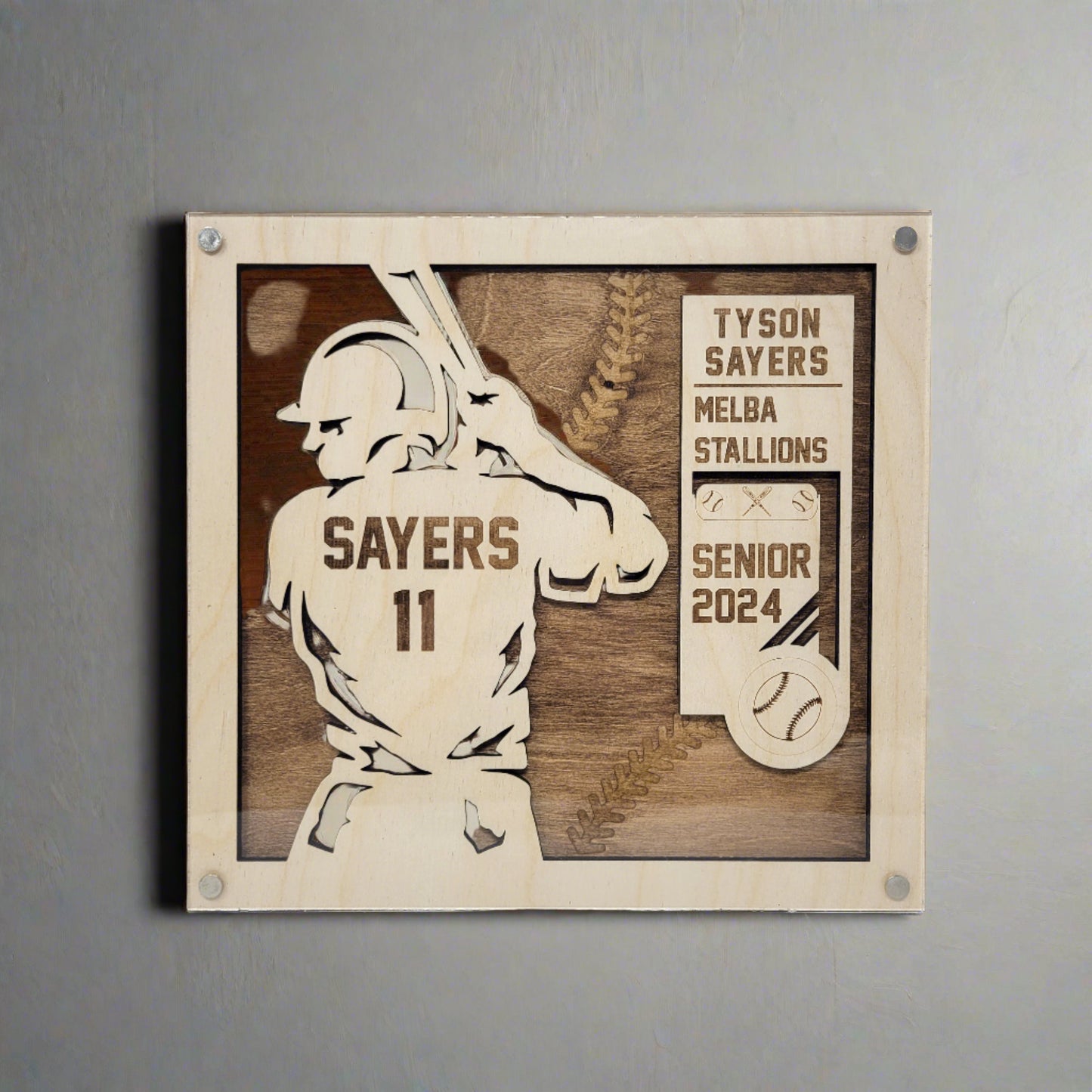 3D Baseball Wall Art — view 12
