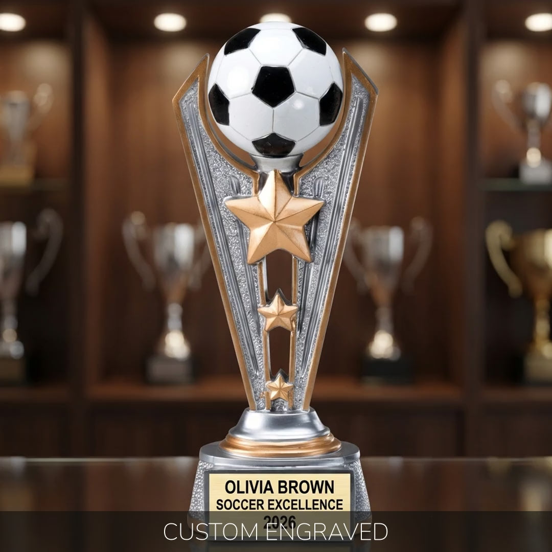 Full Color Soccer Ball  Award - Product Video