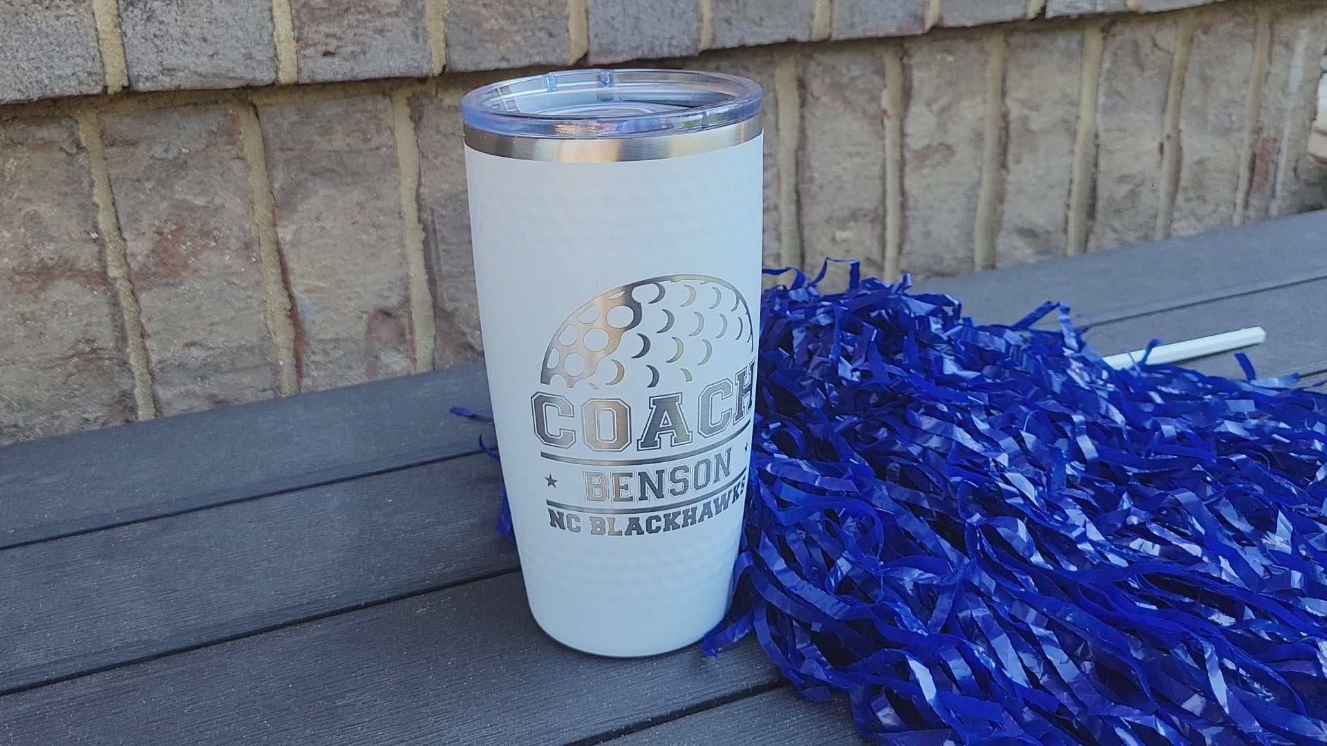 Drink Tumbler, Personalized Gift for Golf Coach