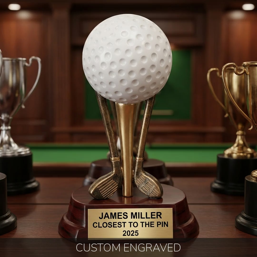 Golf Ball On Clubs - Product Video