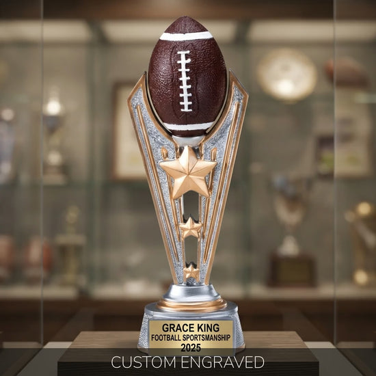 Full Color Football  Award - Product Video