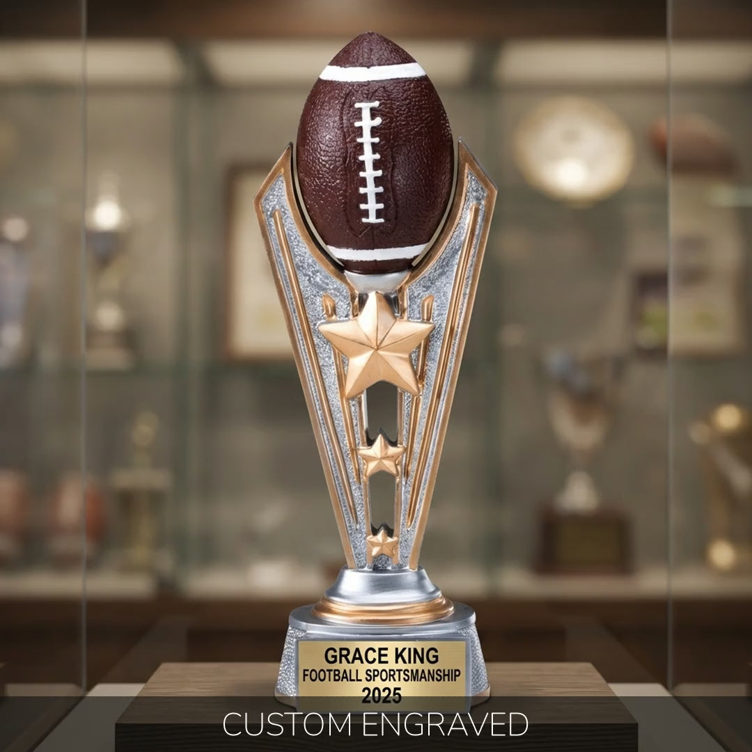 Full Color Football  Award - Product Video