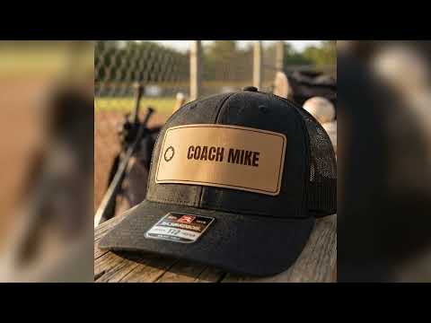 Custom Coach Hat - Richardson 112 Trucker Cap - Personalized Name & Team Logo - Coach Gift, End of Season, Bulk Team Gifts
