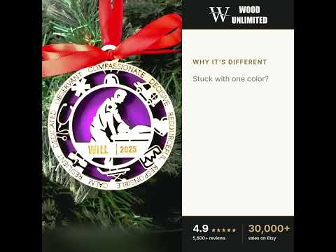 Personalized Paramedic Christmas Ornament – Gift for Male Paramedic or Emt, First Responde video
