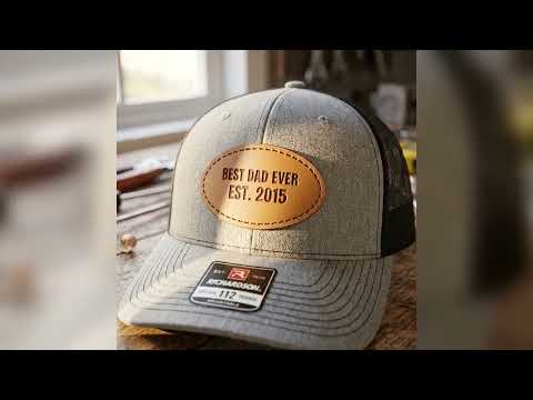 Personalized Dad Hat - Richardson 112 Trucker Cap - Custom Name or Kids Names - Fathers Day Gift, New Dad Gift, Birthday Gift