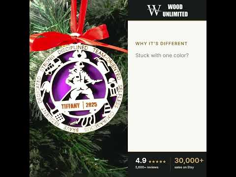 Personalized Firefighter Christmas Ornament – Gift for Female Firefighter or Ems, First Re video