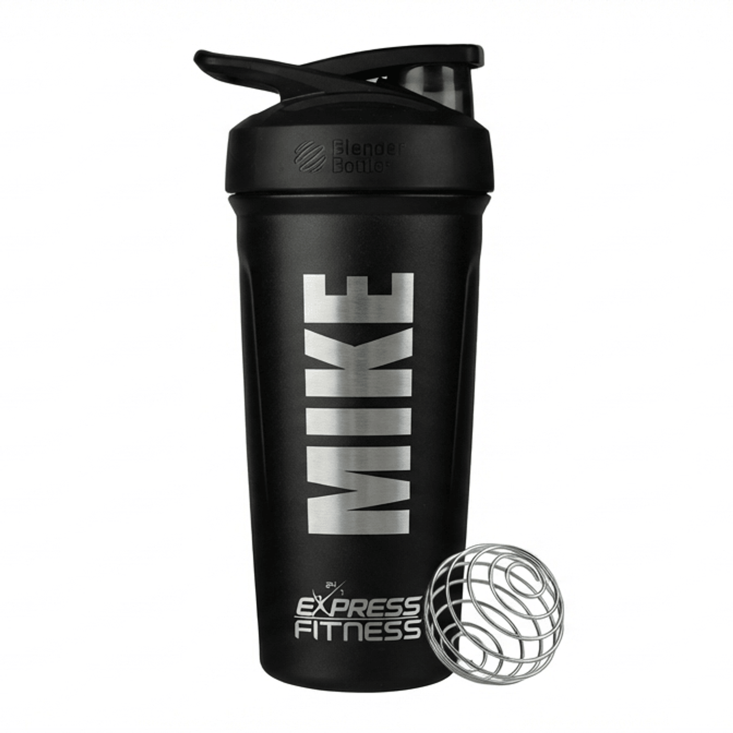 Express Fitness 24/7 — 24oz Shaker Bottle with personalized name - laser engraved