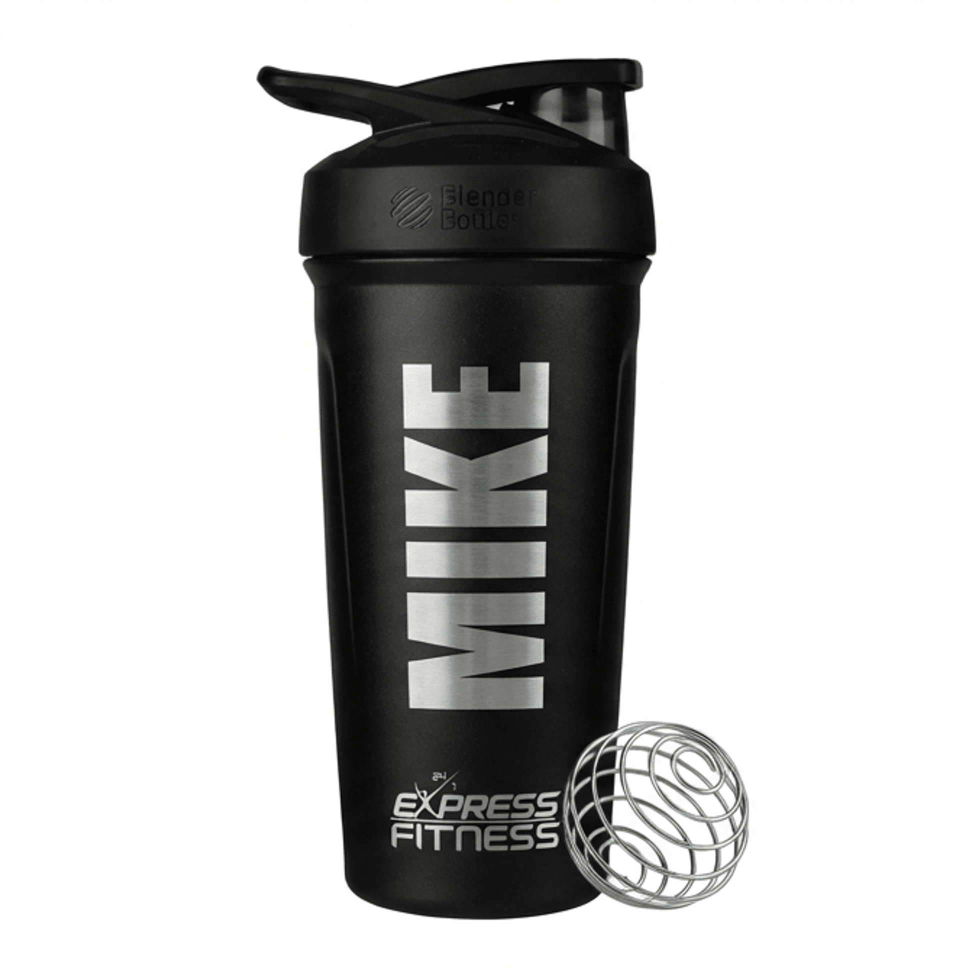 Express Fitness 24/7 — 24oz Shaker Bottle with personalized name - laser engraved