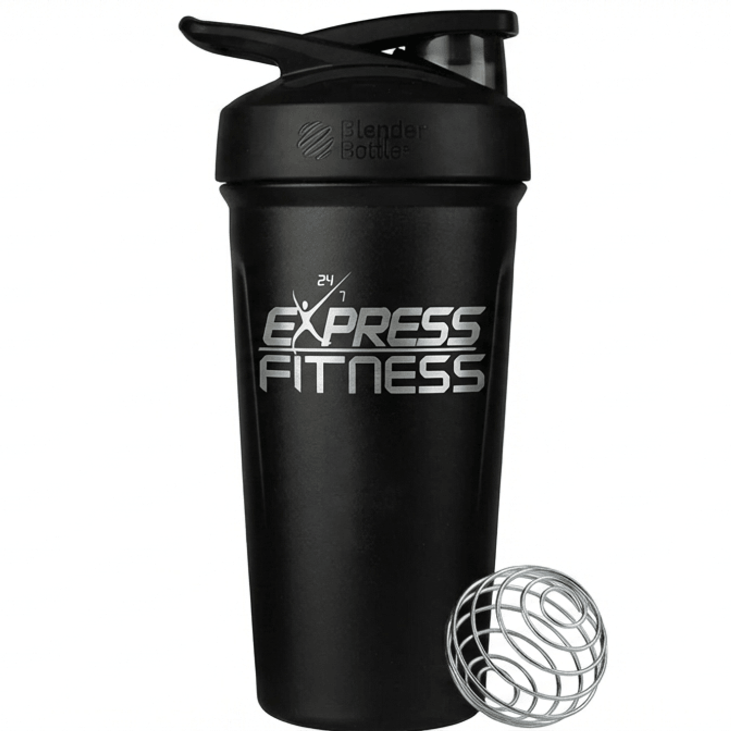 Express Fitness 24/7 — 24oz Shaker Bottle - Express Fitness 24/7 laser engraved