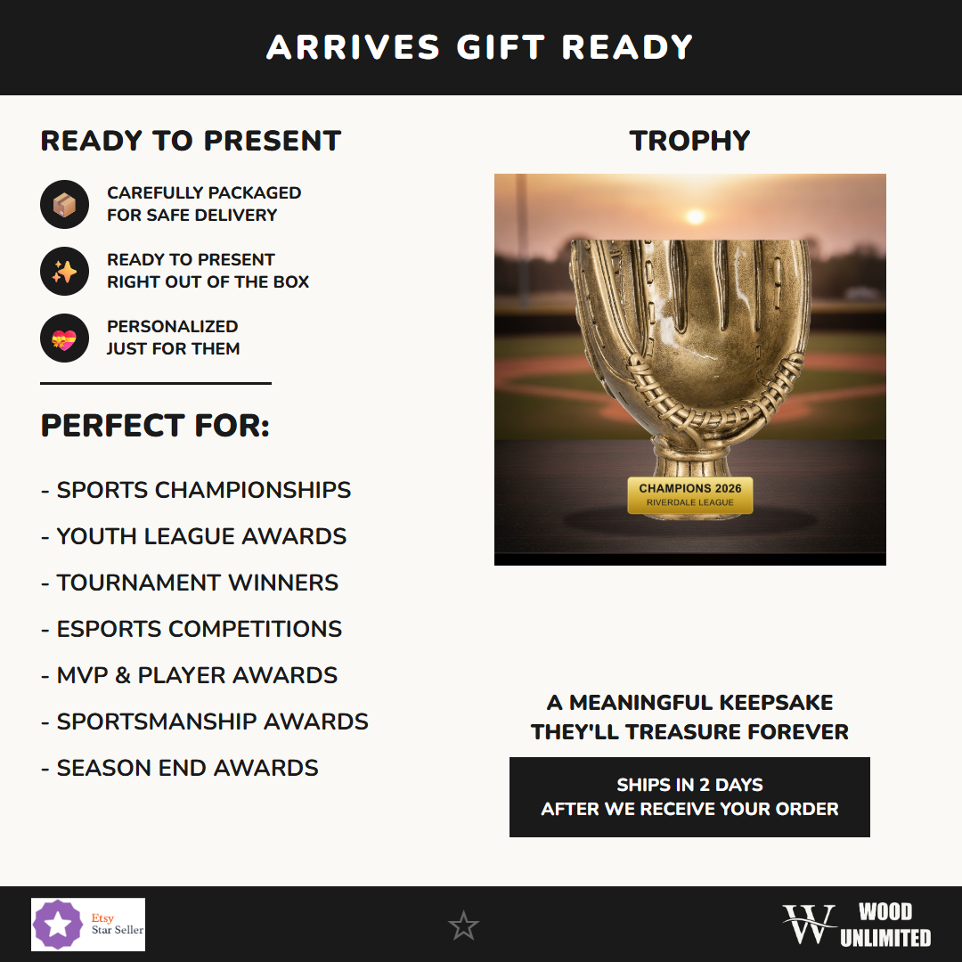 Gift-ready personalized Softball Antique Metallic Resin Award resin award, perfect for ceremonies, retirements, and corporate recognition