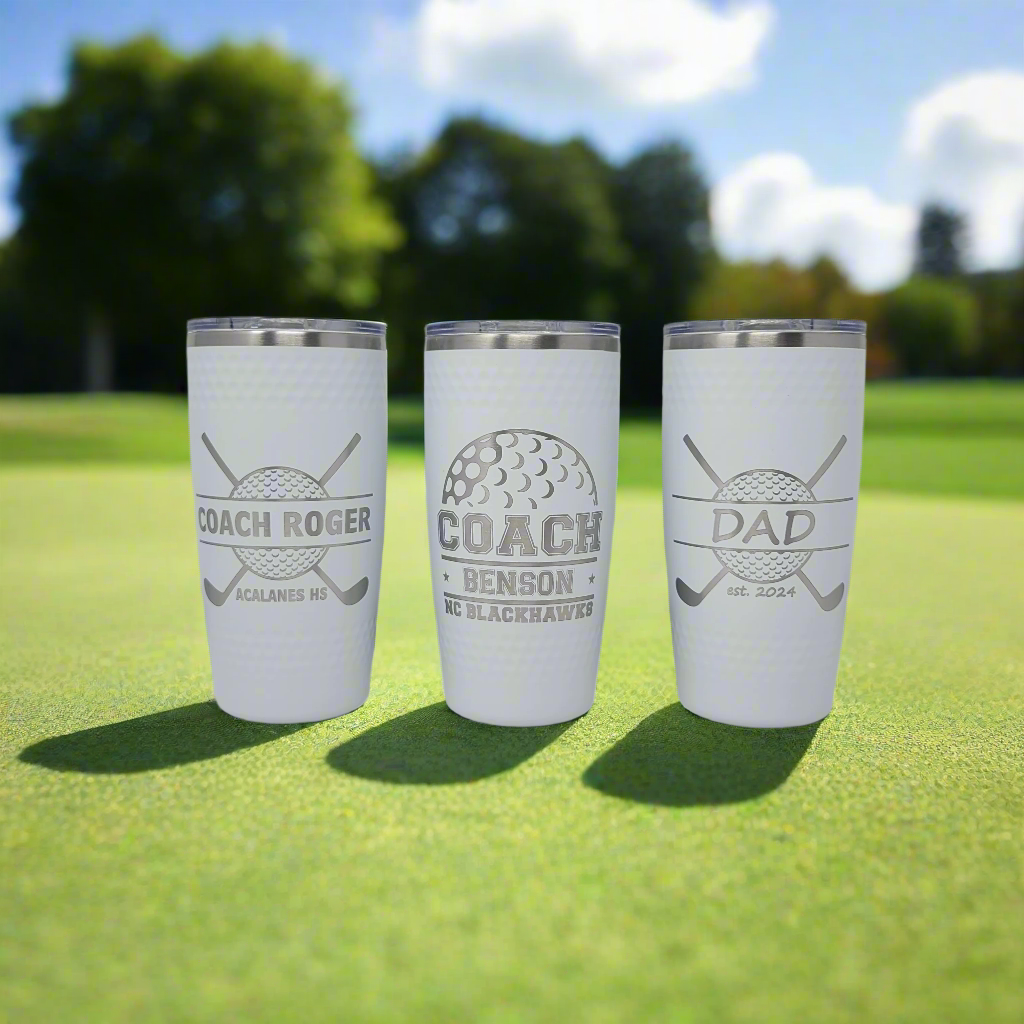 Personalized Drink Tumbler, Coffee Mug, Golf Gift, Gift for Golfer, Personalized Gift for Golf Enthusiast