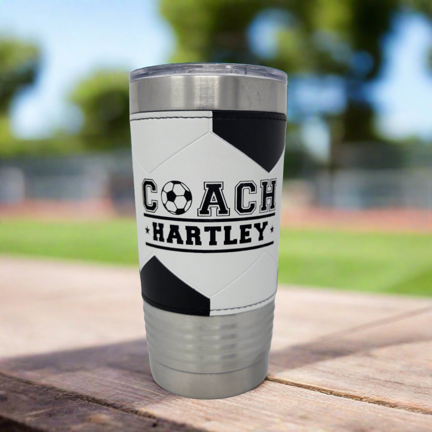 Personalized Soccer Coach Tumbler — view 4