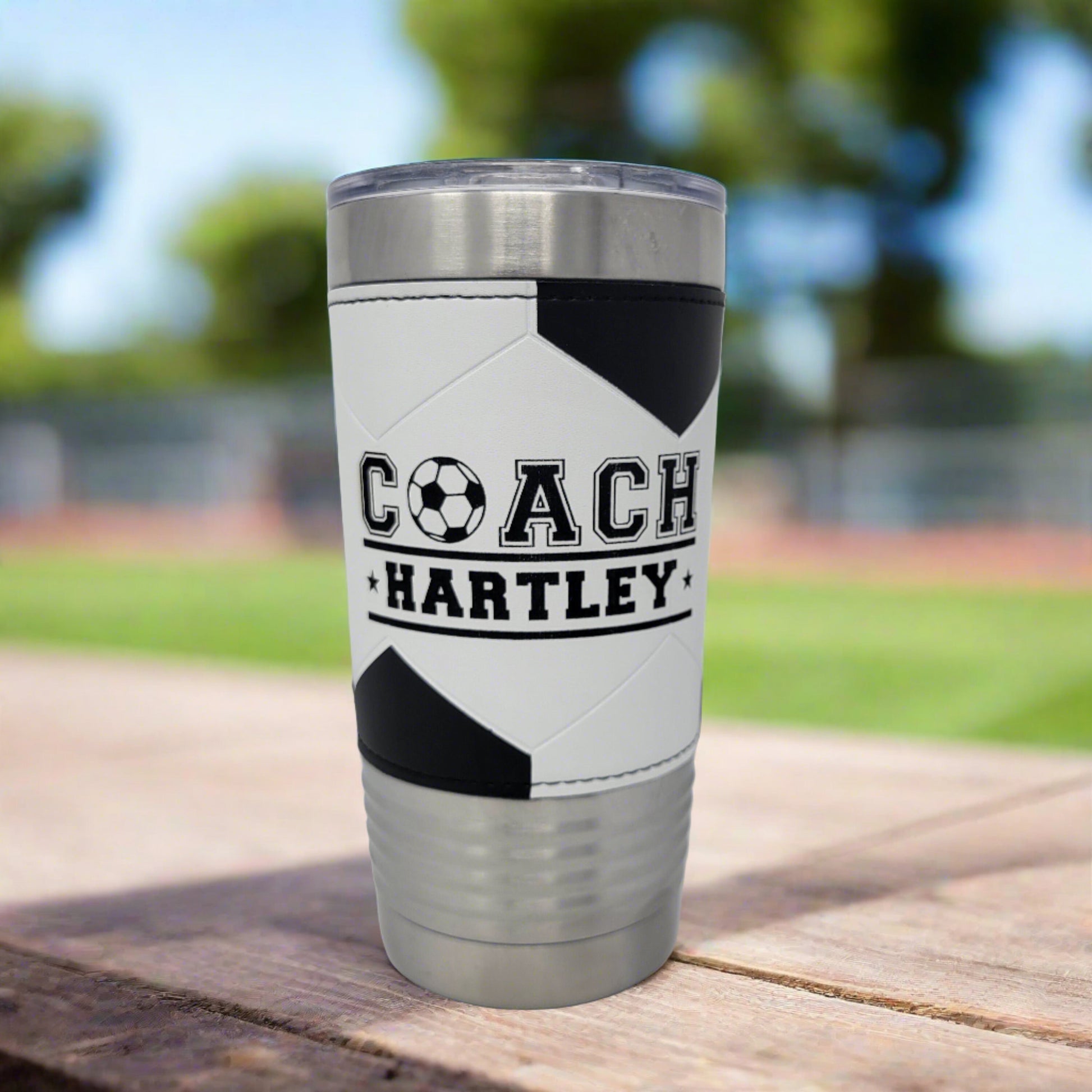 Personalized Soccer Coach Tumbler — view 4