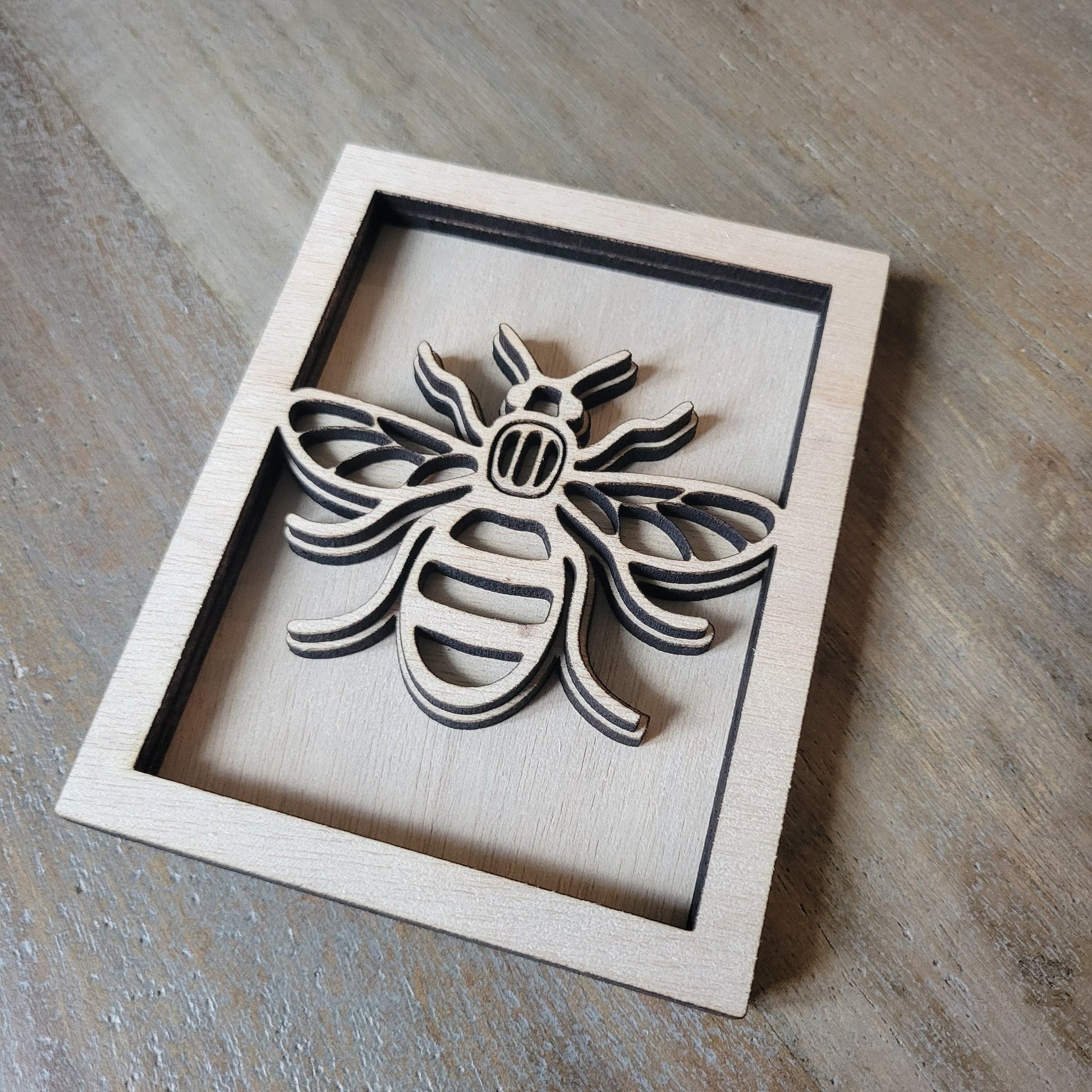 Bumble Bee / Honey Bee / Manchester Bee - Digital File Bundle for Laser Cutters - Glowforge Ready - Wood Unlimited#