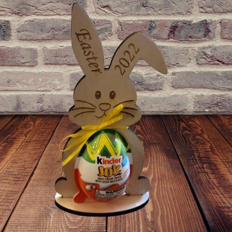 Easter Kinder Egg Holder - Digital File Bundle for Laser Cutters, Glowforge Ready, Lightburn Files, SVG, AI, Laser Cut File Bundle - Wood Unlimited#