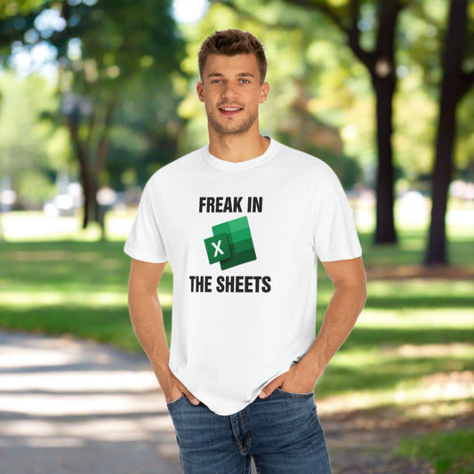 Freak in the Sheets - Cotton T-Shirt - Wood Unlimited#