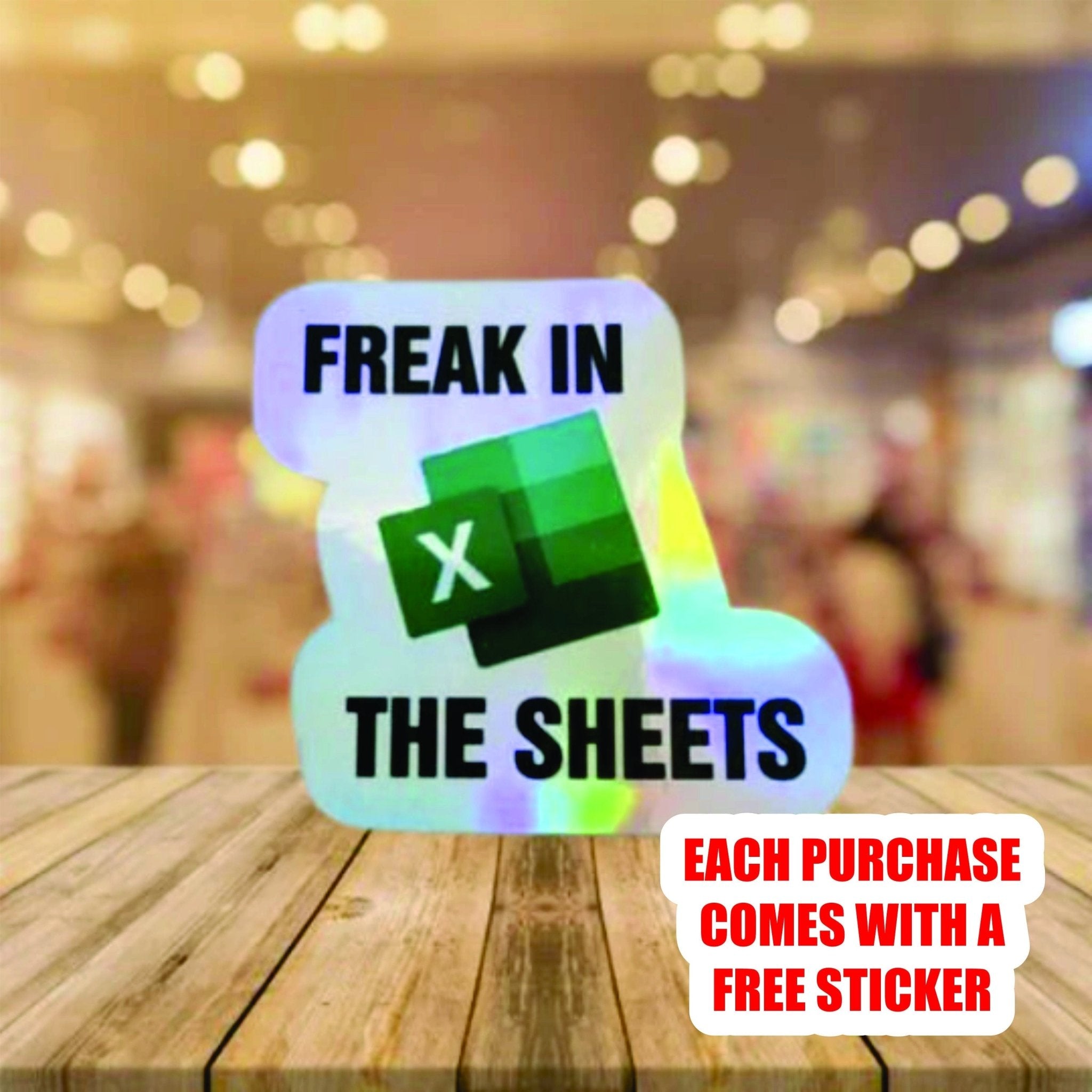 Excel Keychain Freak in the Sheets Funny Keychain | Microsoft Excel Wooden Keychain ...