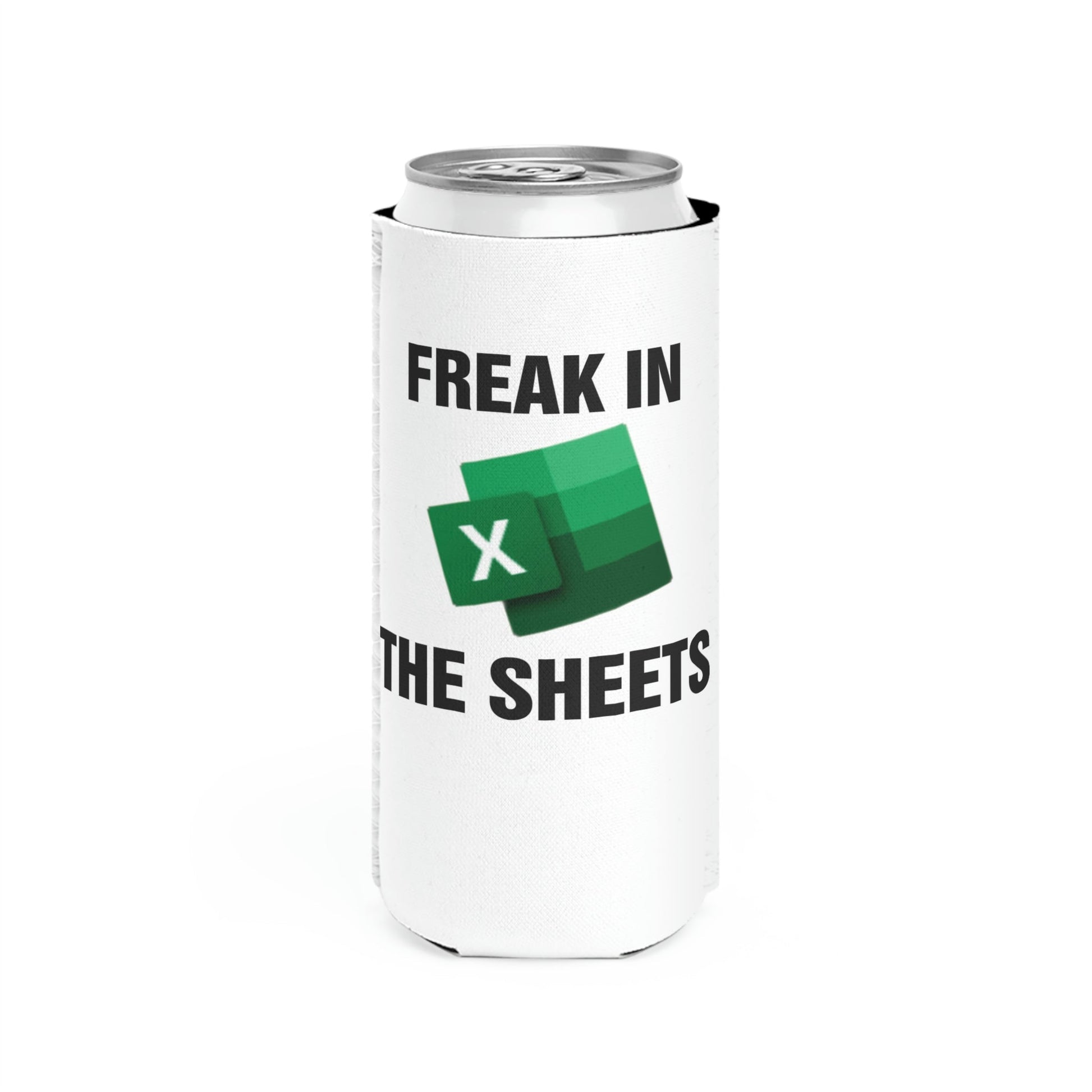 Freak in the Sheets - Slim Can Cooler - Skinny Can Cooler - Wood Unlimited#