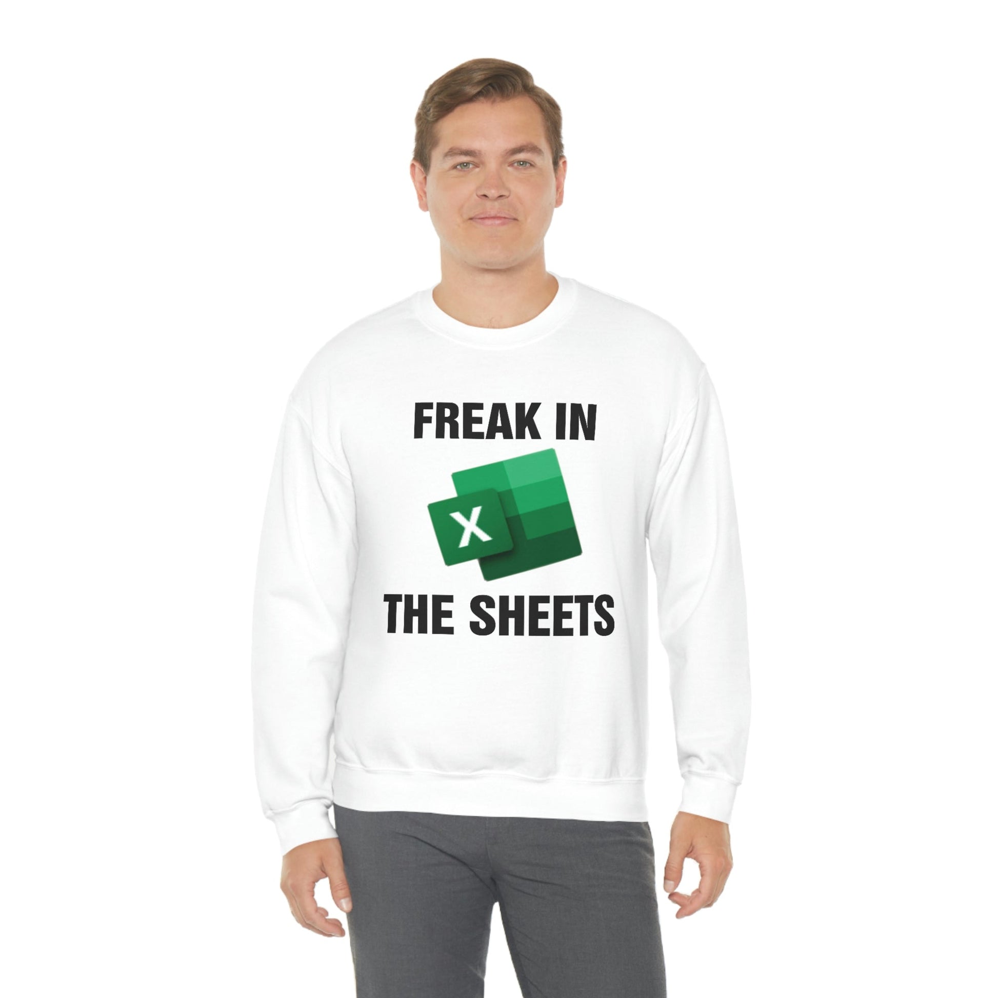 Freak in the Sheets Sweatshirt, Unisex Sweatshirt, Accountant Gift - Wood Unlimited#